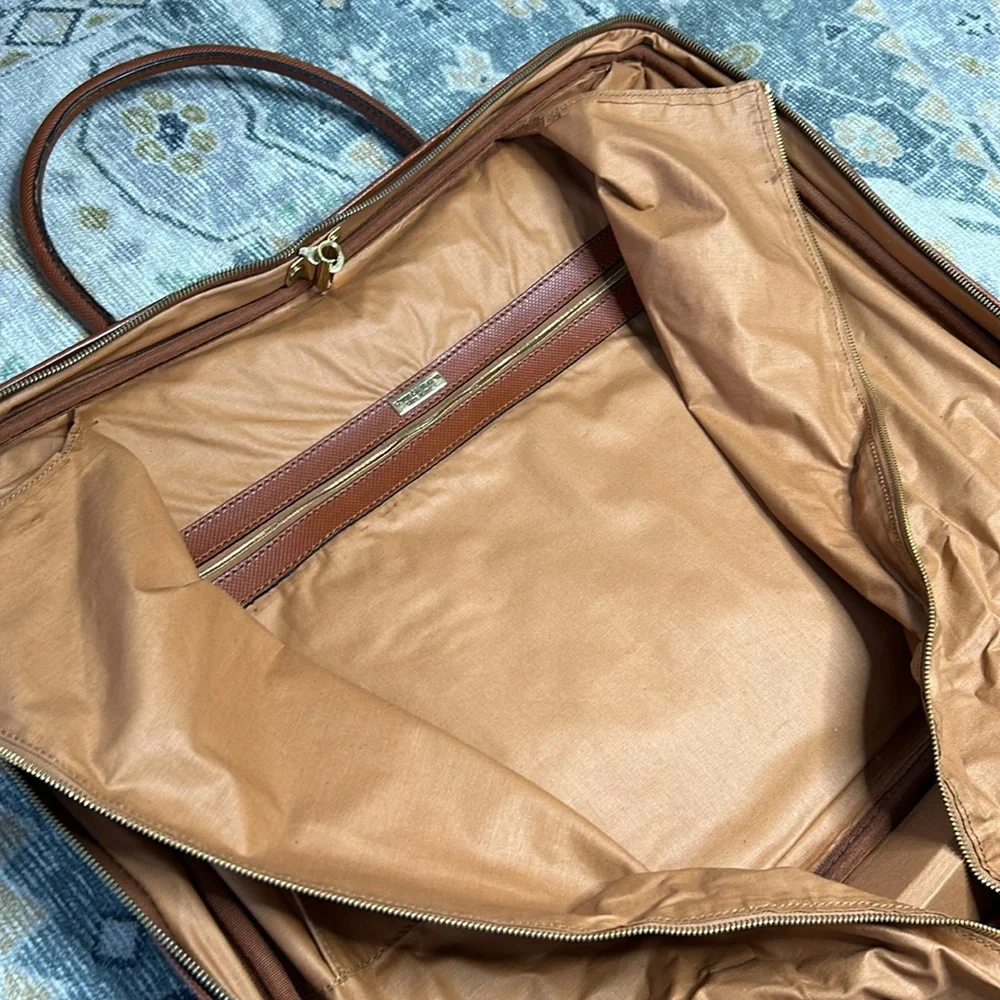 Vintage Bottega Veneta textured leather garment bag